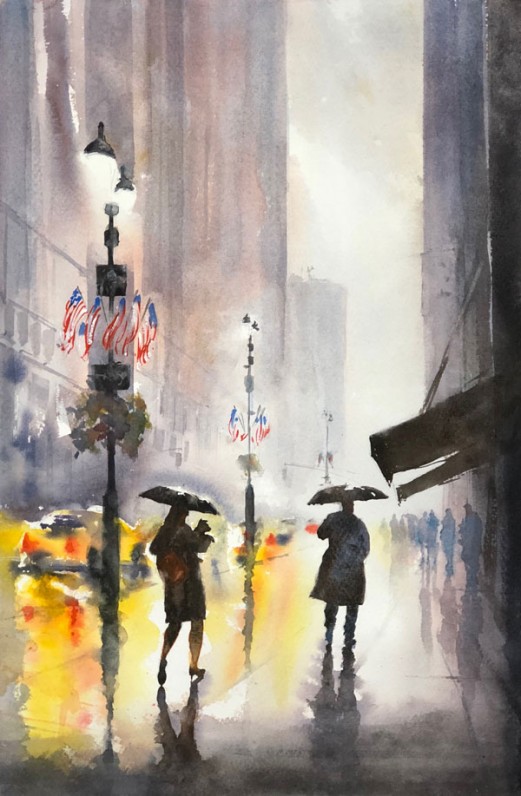 New York Rain by Henry Jones