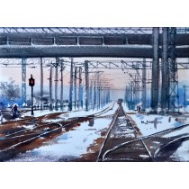 Russian Rail Evening by Henry Jones