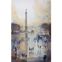 Trafalgar Square People by Henry Jones